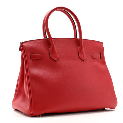 Hermes Epsom Birkin 30 Rouge Casaque 3 of 14