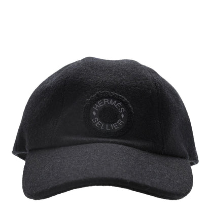 Hermes Wool Davis Varsity Cap 57 Black 2 of 7