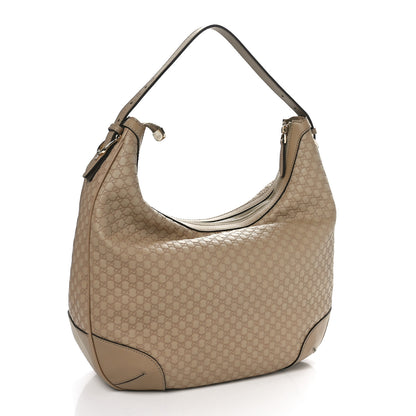 Gucci Guccissima Medium Nice Hobo Beige 5 of 19