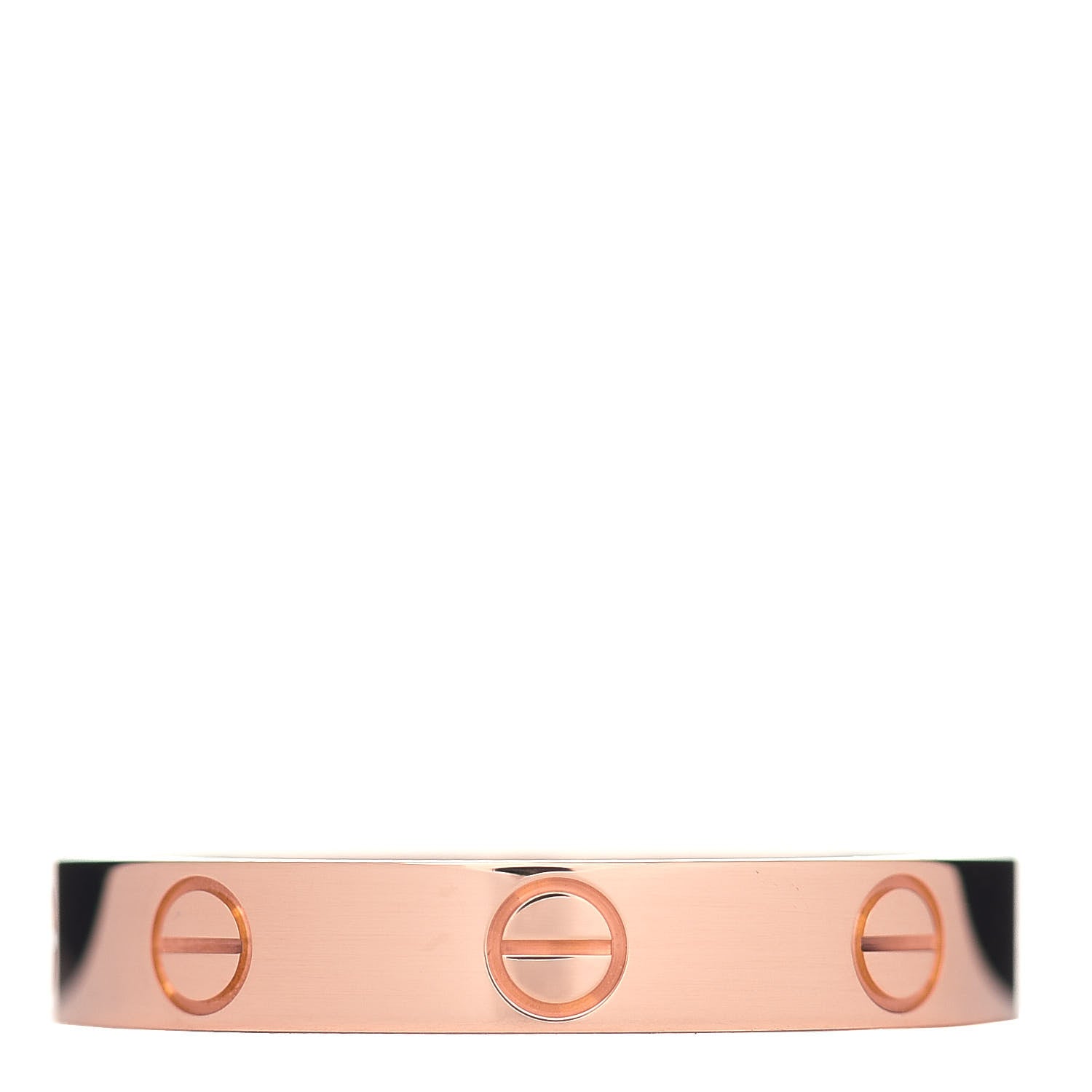 Cartier 18K Pink Gold 3.5mm LOVE Wedding Band Ring 58 8.25 1 of 4