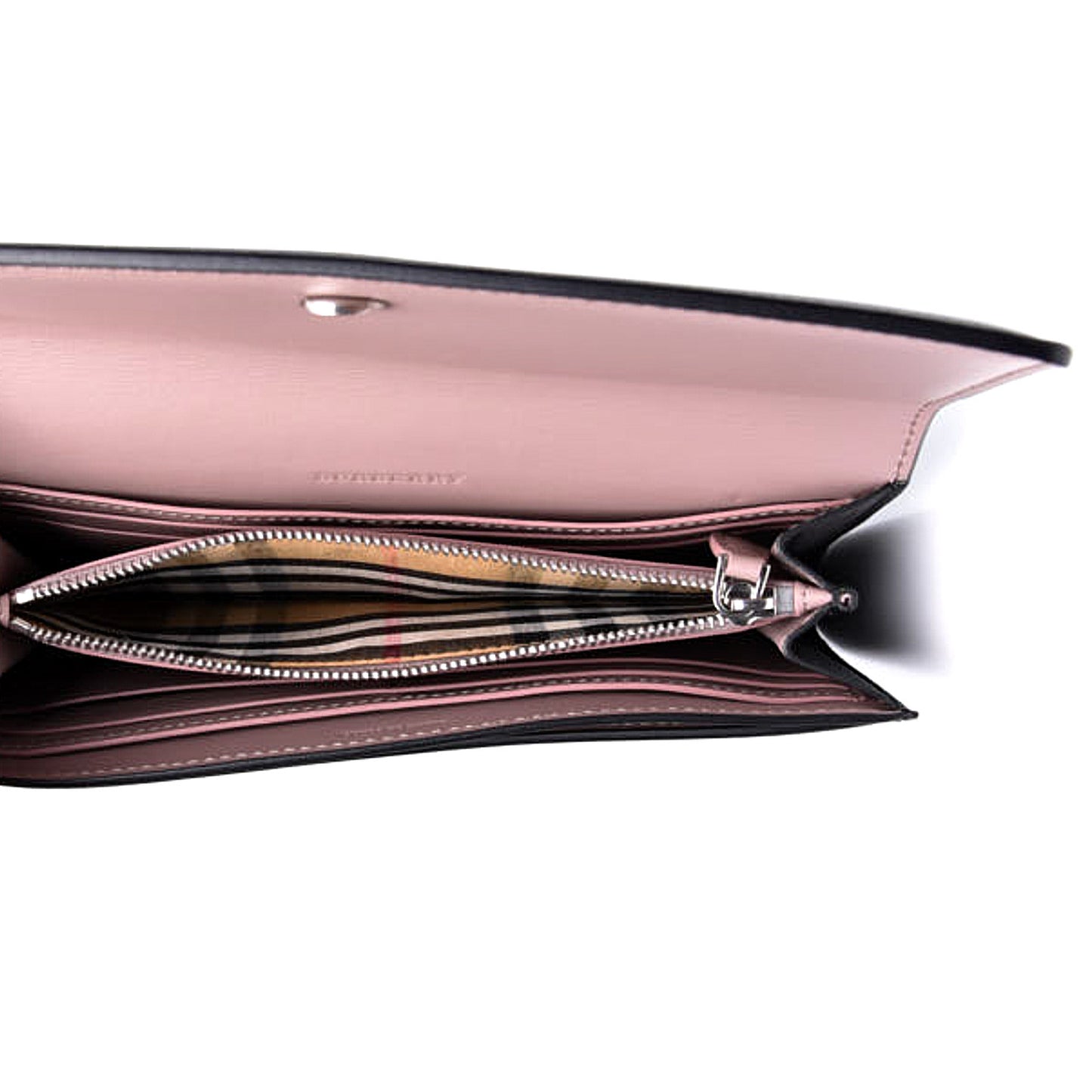 Calfskin Crest Embossed Continental Wallet Black