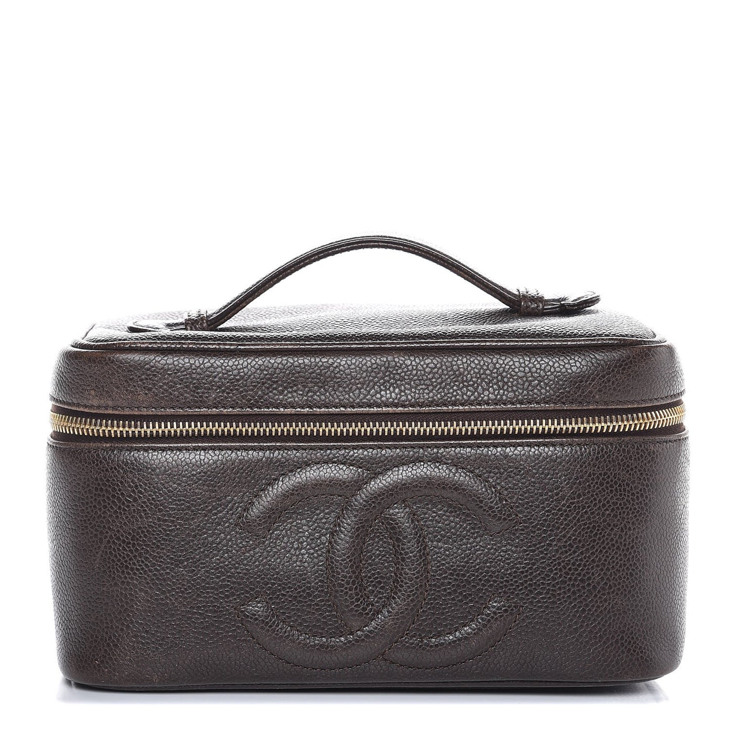 Caviar Vanity Cosmetic Case Brown