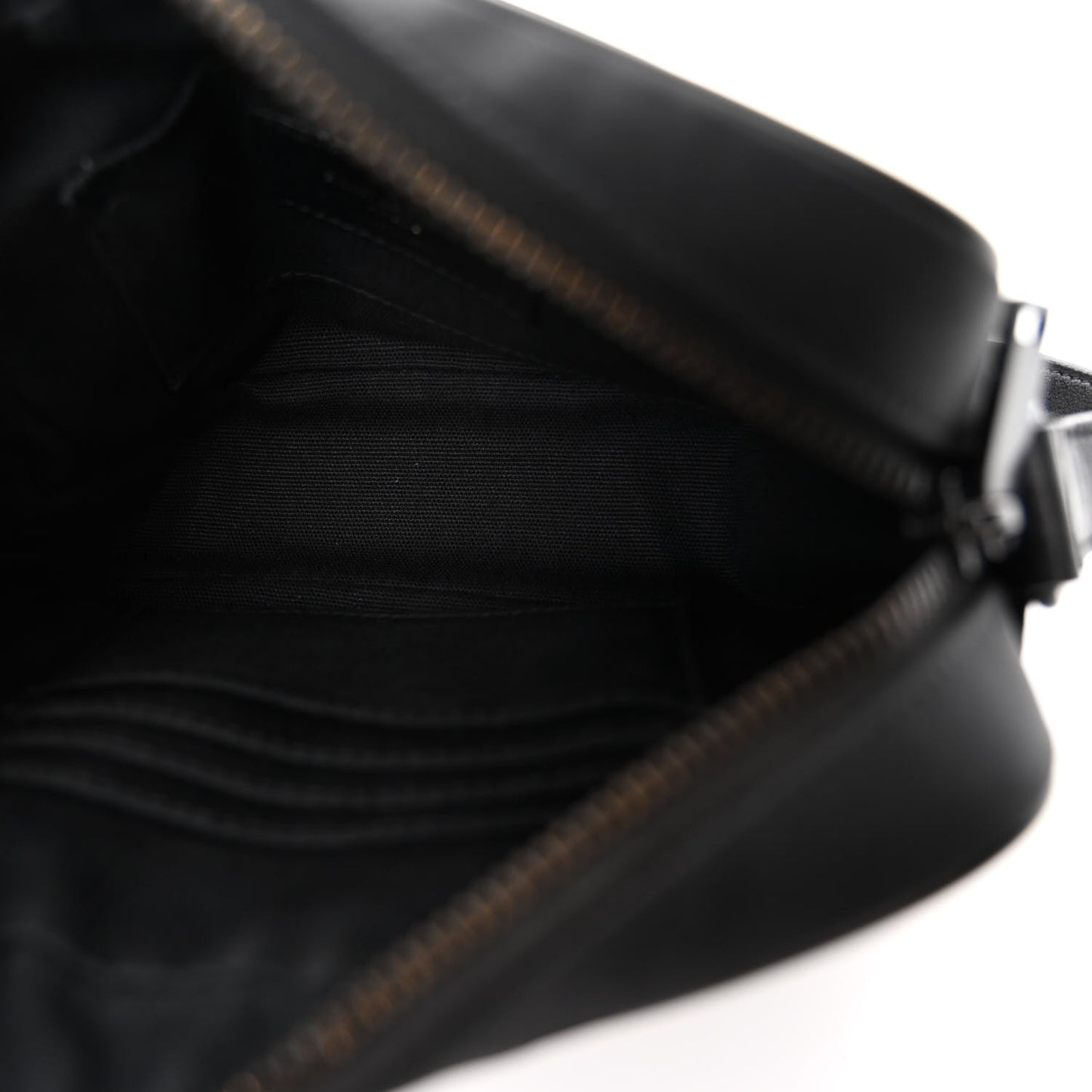 Lambskin Nylon Small Camp Camera Bag Black