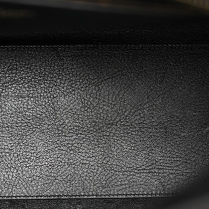 Saint Laurent Suede Calfskin Medium Monogram Cabas Black 11 of 13