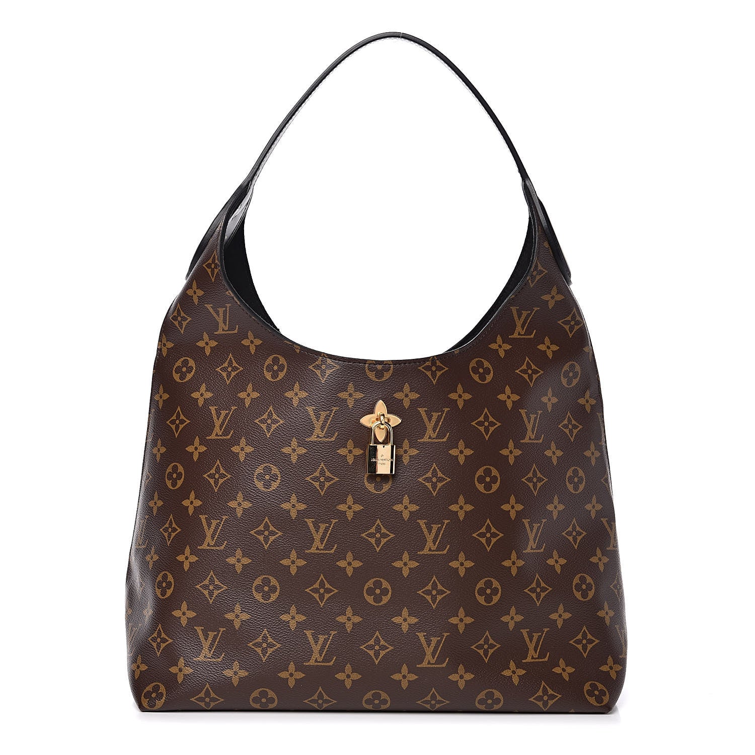 Louis Vuitton Monogram Flower Hobo Black 1 of 11