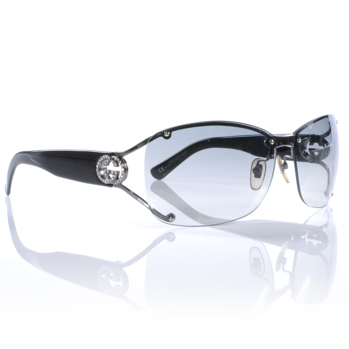 Crystal GG Sunglasses 2820 Black