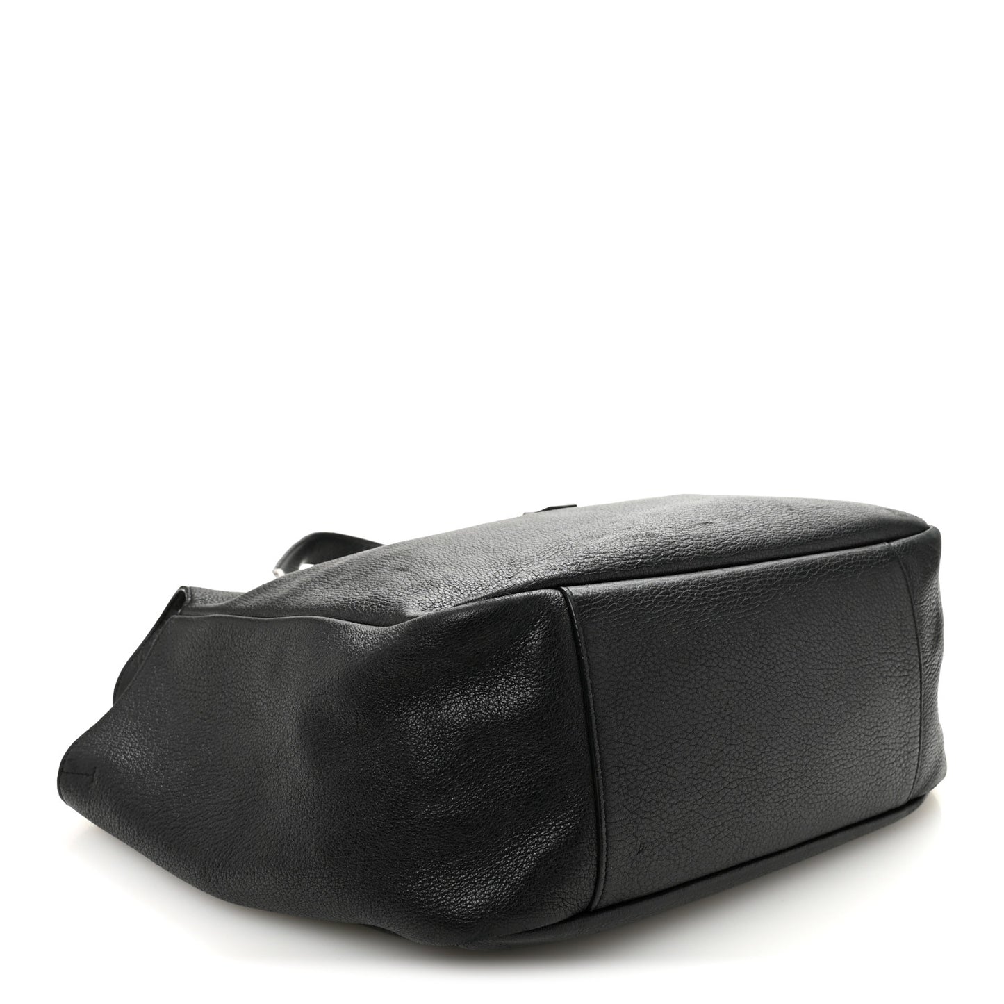 Grained Deerskin Bea Tote Black