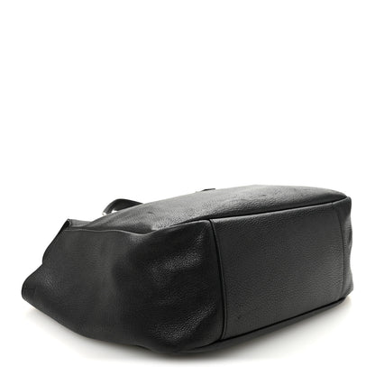 Saint Laurent Grained Deerskin Bea Tote Black 4 of 10