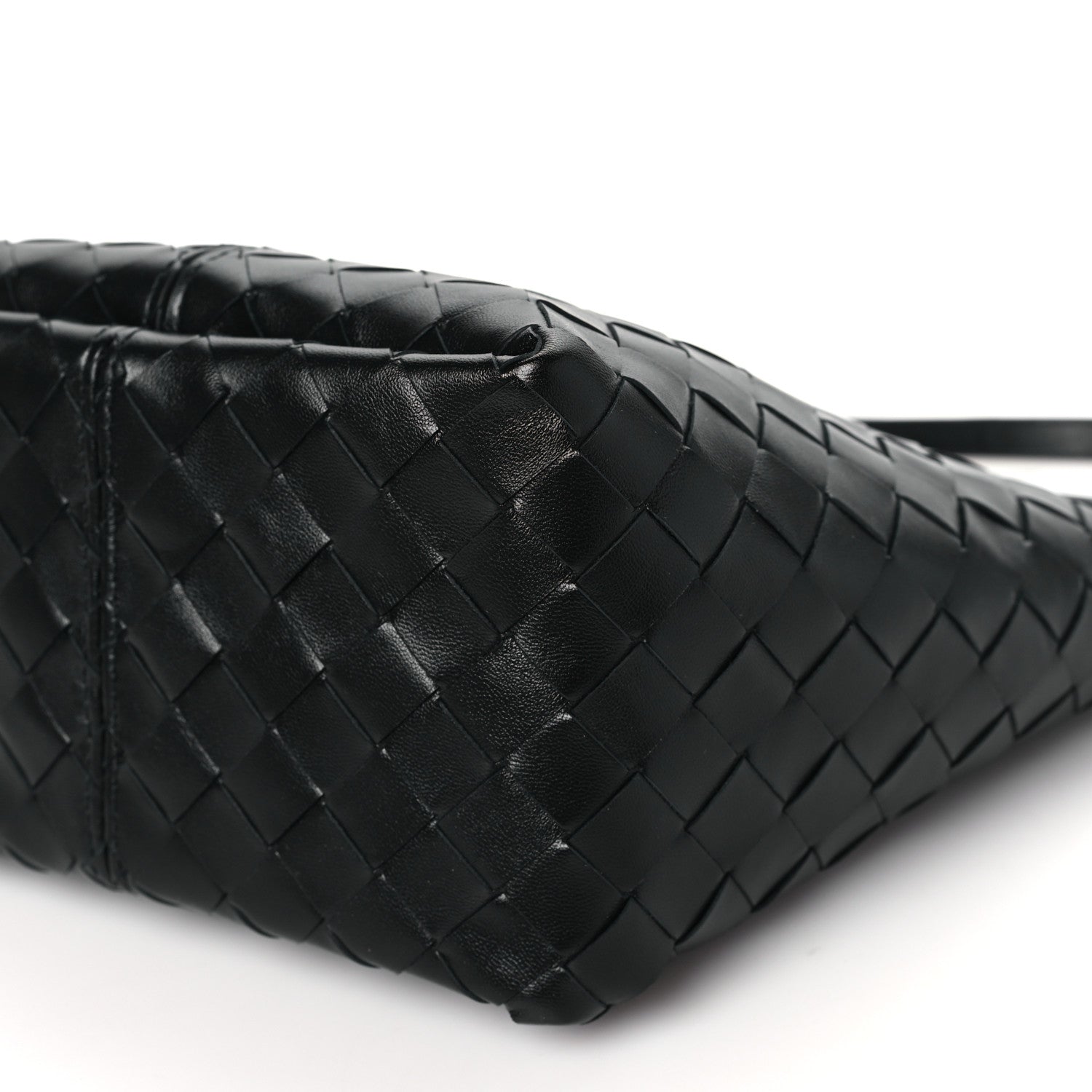 Bottega Veneta Nappa Intrecciato Medium Flip Flap Pouch Black 10 of 10
