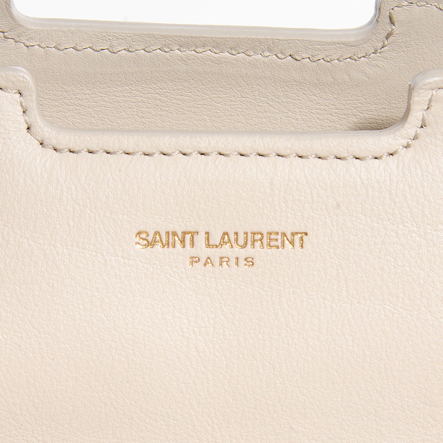 Calfskin Medium Classic Y Cabas Chalk
