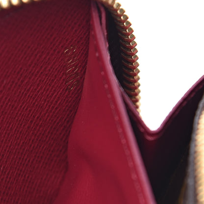Louis Vuitton Monogram Clemence Wallet Fuchsia 7 of 7