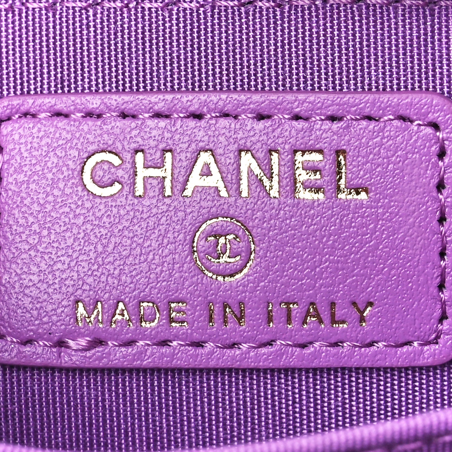 Chanel Caviar Quilted Filigree Coin Purse Purple 5 of 11