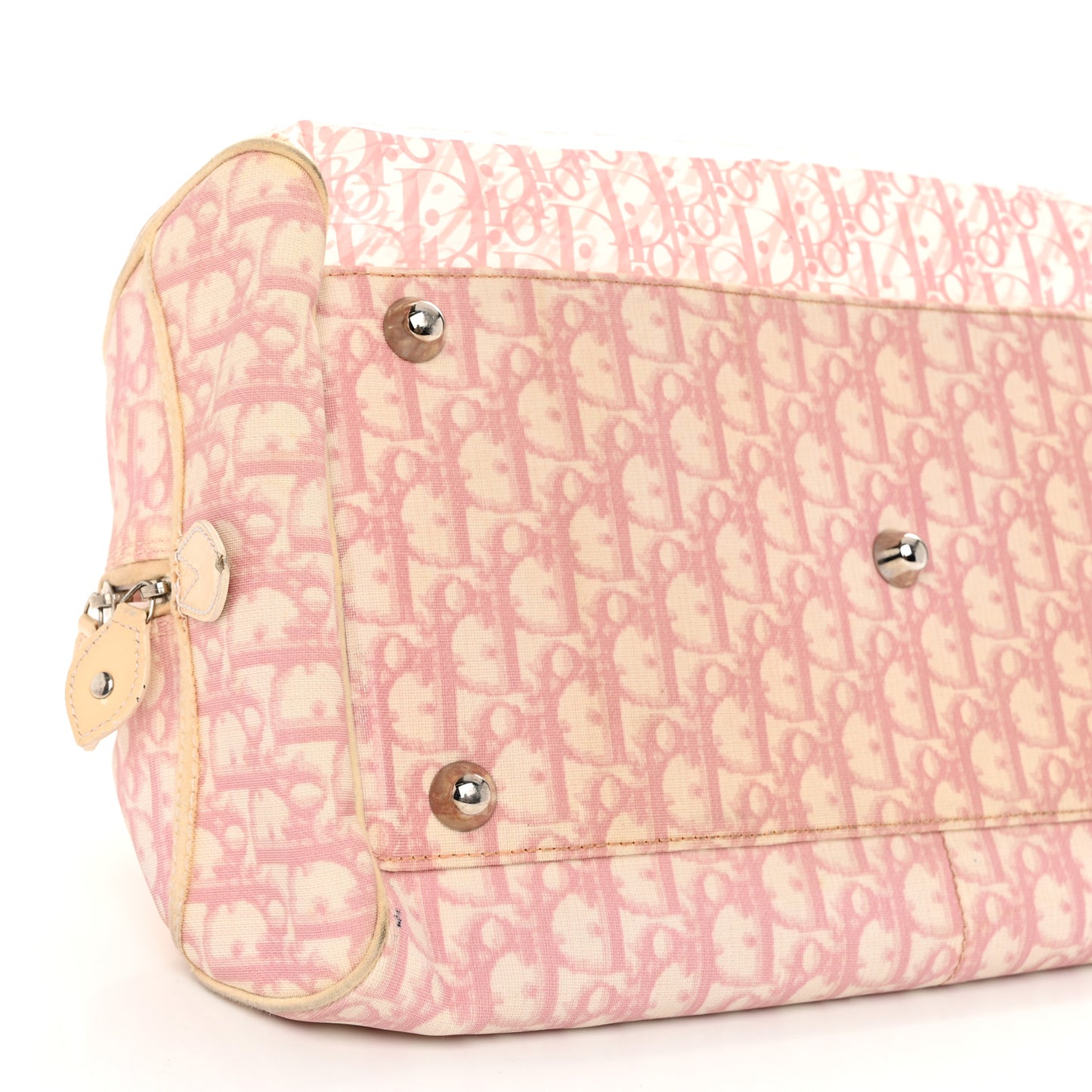 Monogram PVC Bowler Pink
