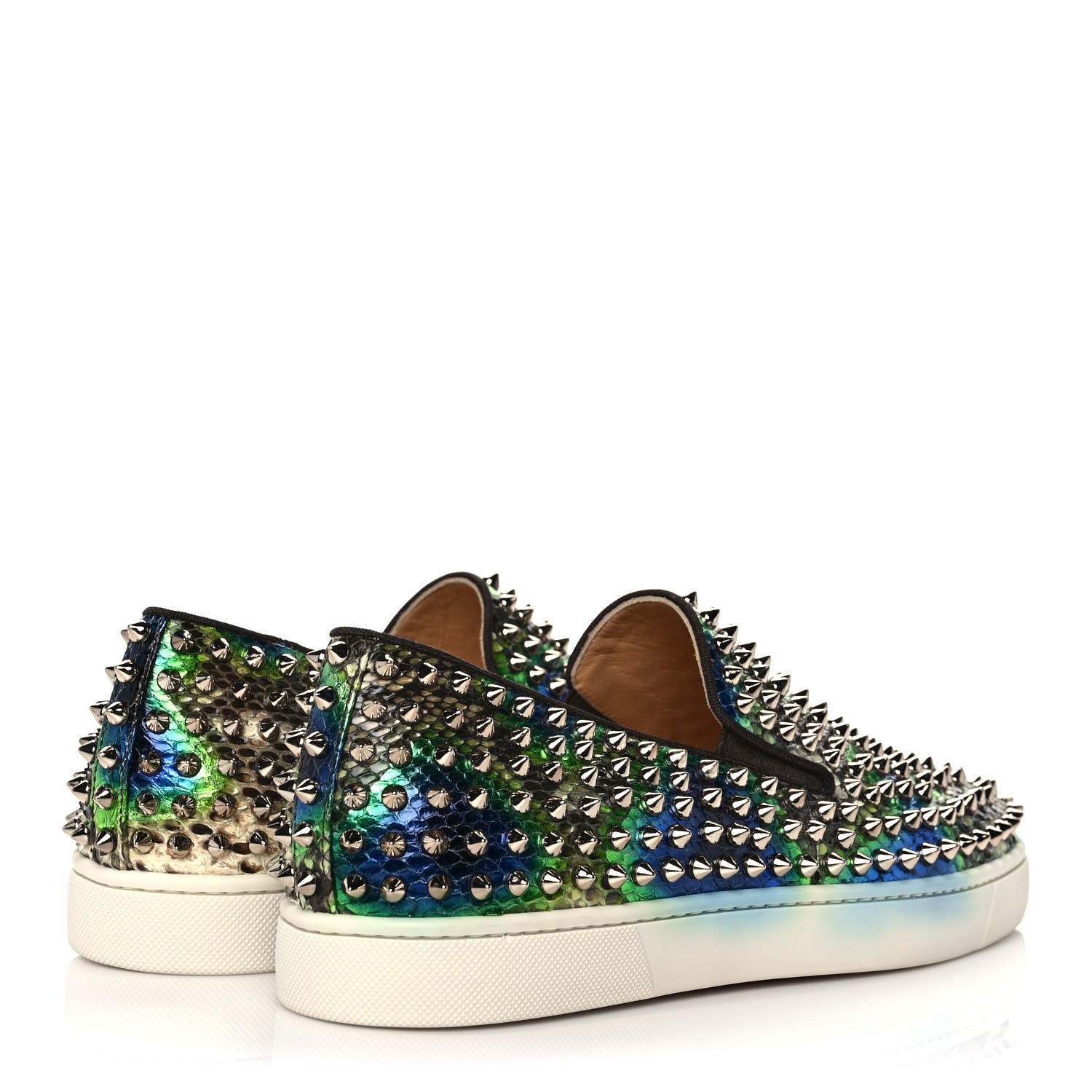 Christian Louboutin Watersnake Spikes Boat Flat 42 4 of 9
