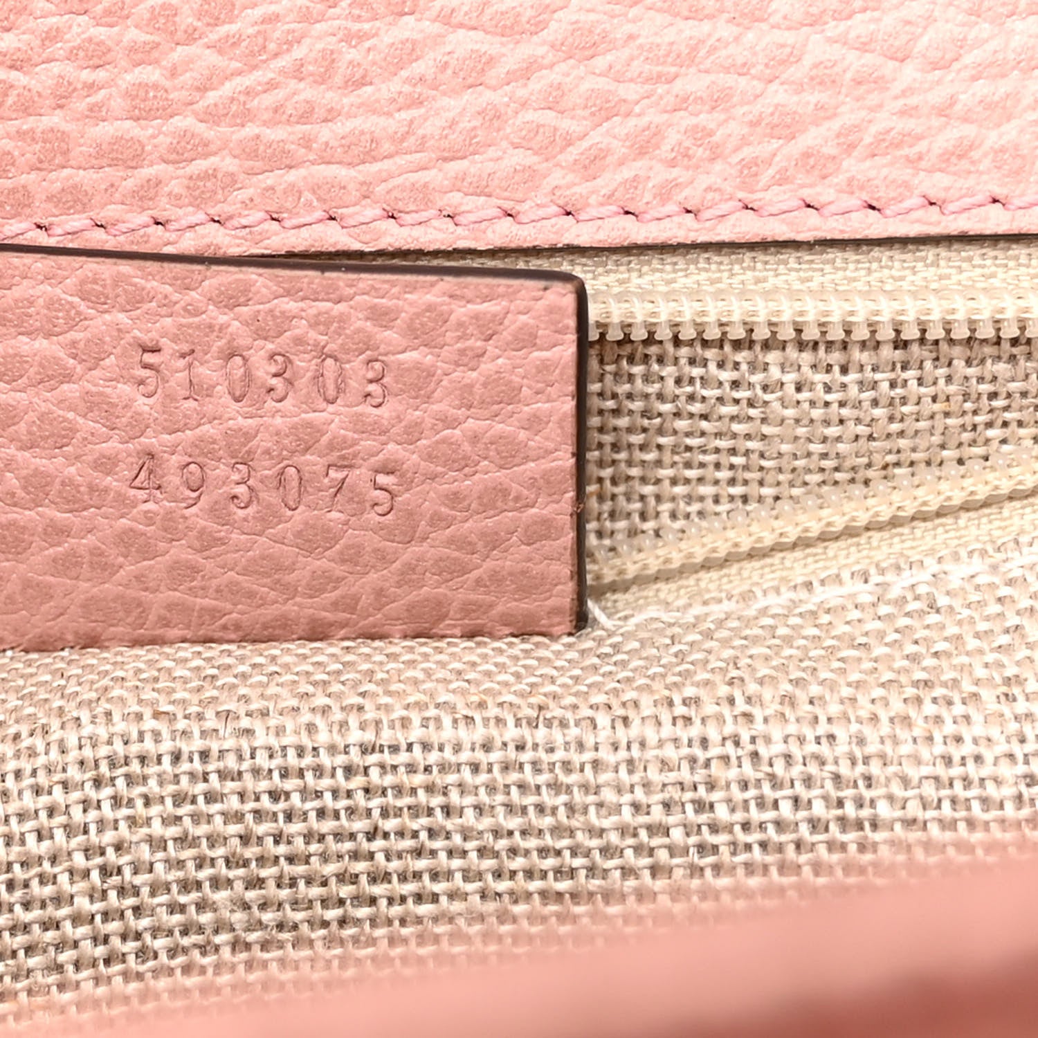 Gucci Dollar Calfskin Interlocking G Shoulder Bag Soft Pink 7 of 10