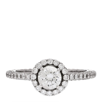 Graff 18K White Gold Diamond .50ct Constellation Round Engagement Ring 51 5.75 1 of 7