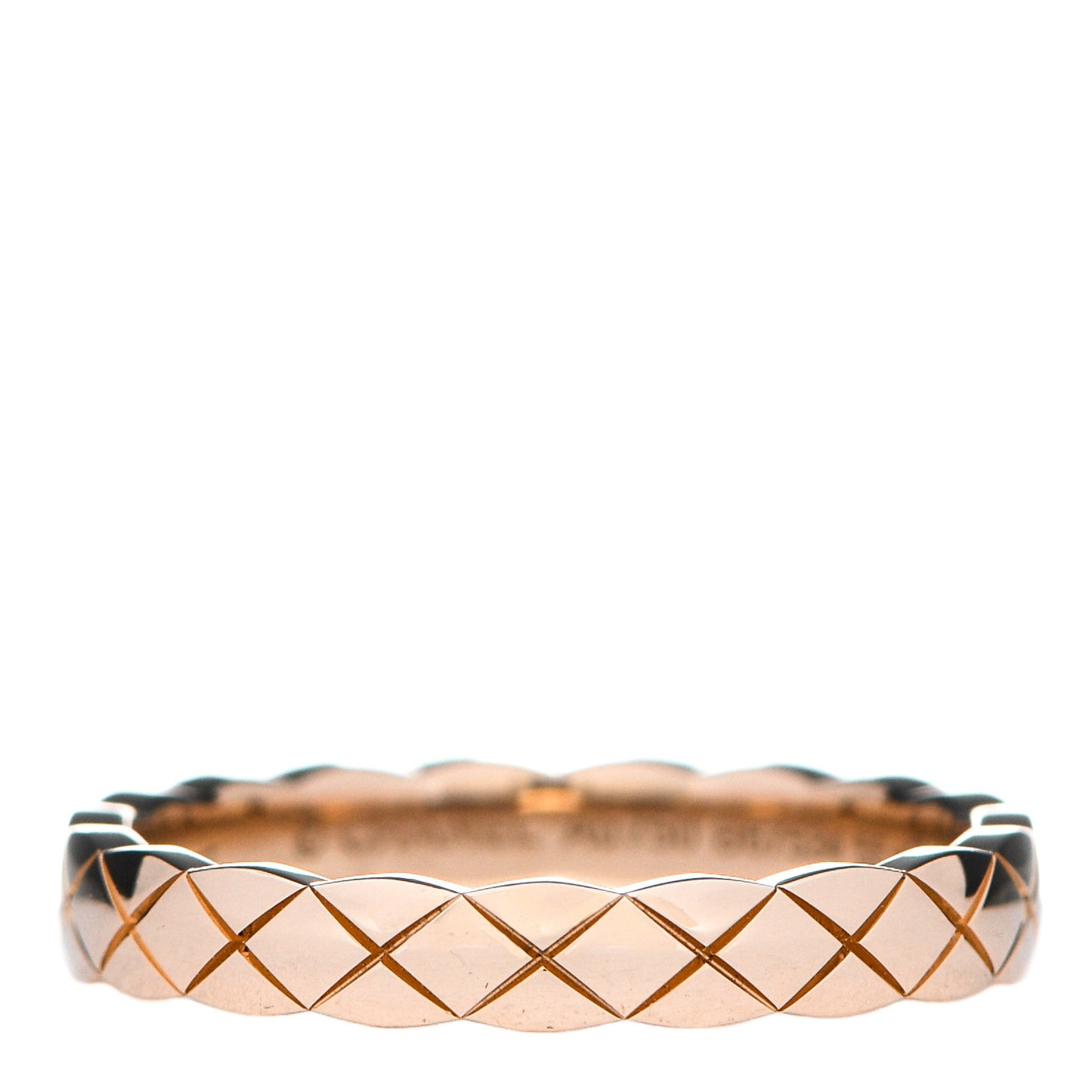 18K Beige Gold Mini Coco Crush Ring 55 7.25