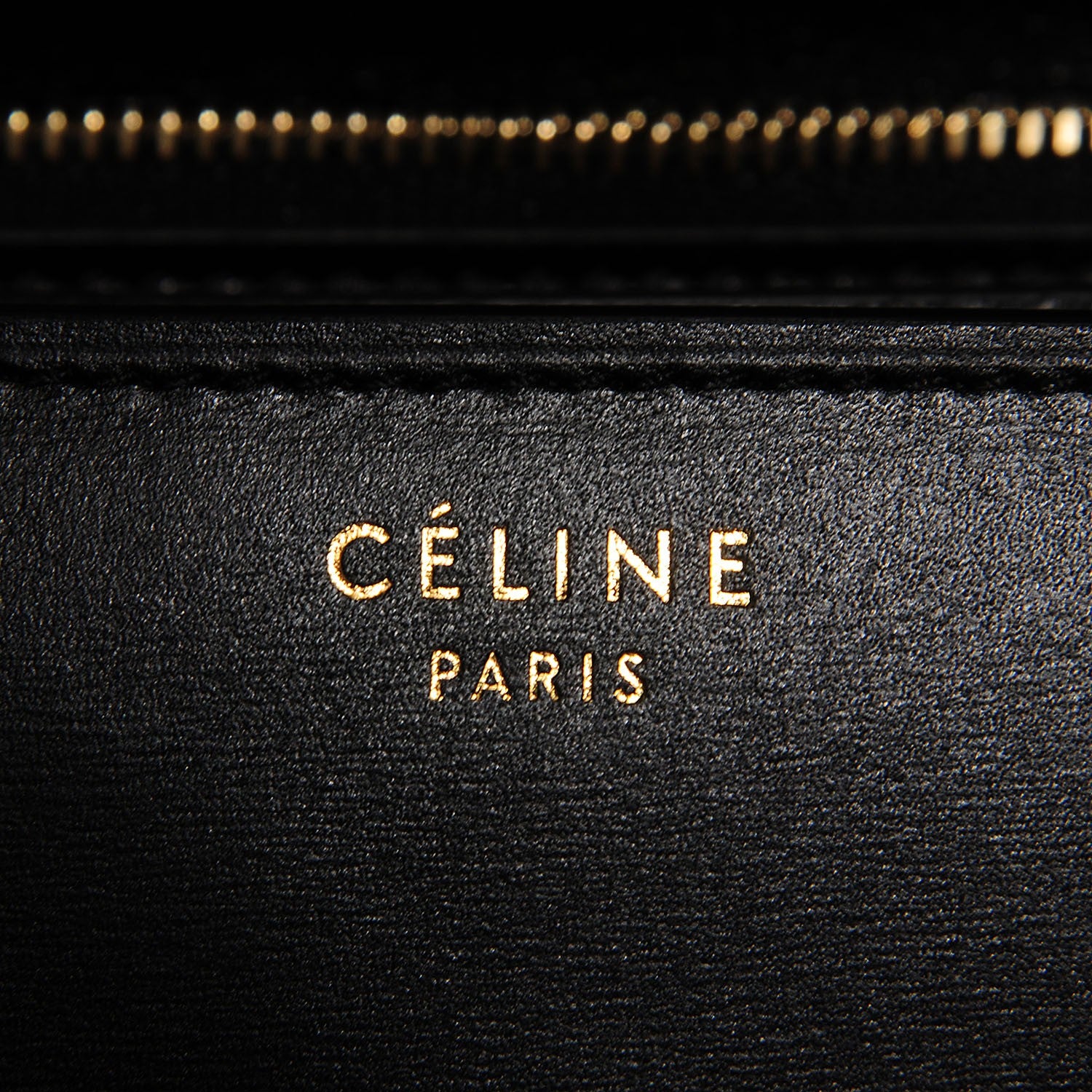 Celine Liege Calfskin Medium Classic Box Flap Bag Black 7 of 7