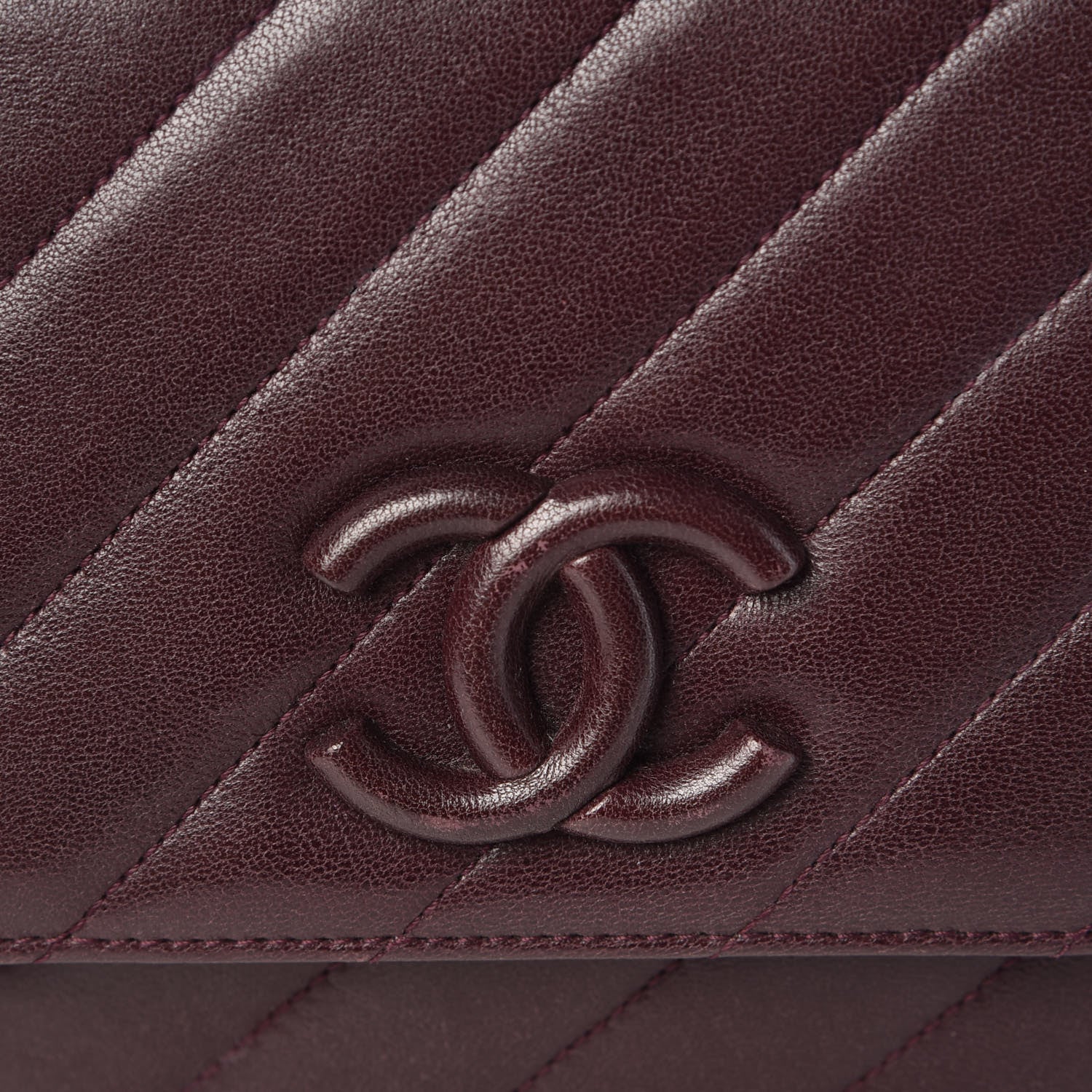 Chanel Lambskin Quilted Jumbo Coco Vintage Flap Purple 8 of 13