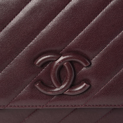 Chanel Lambskin Quilted Jumbo Coco Vintage Flap Purple 8 of 13