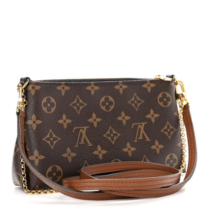 Louis Vuitton Monogram Pallas Clutch Black 3 of 11