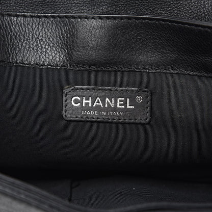 Chanel Calfskin New Medium Boy Reverso Flap Black 6 of 17