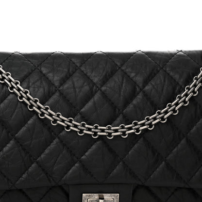 Chanel Aged Calfskin Quilted 2.55 Reissue 226 Flap Black 8 of 13