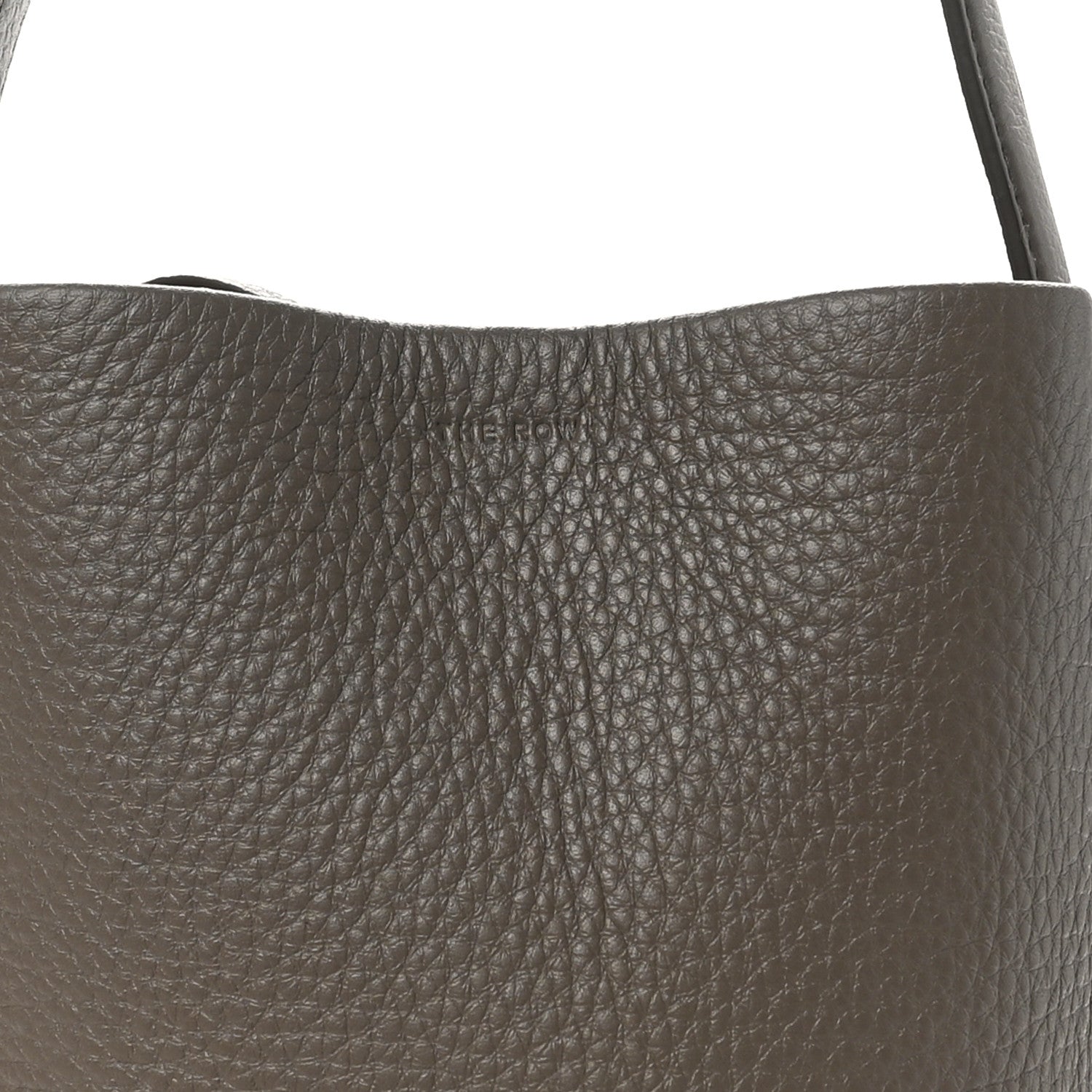 The Row Grained Calfskin Small N/S Park Tote Elephant 7 of 9