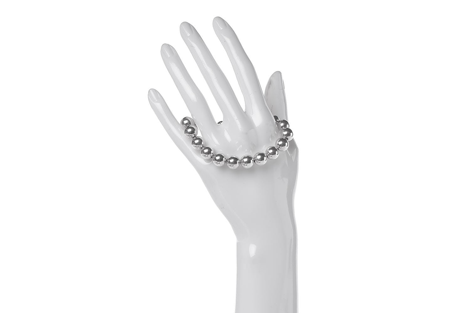 Tiffany Sterling Silver 10mm HardWear Ball Bracelet 2 of 4