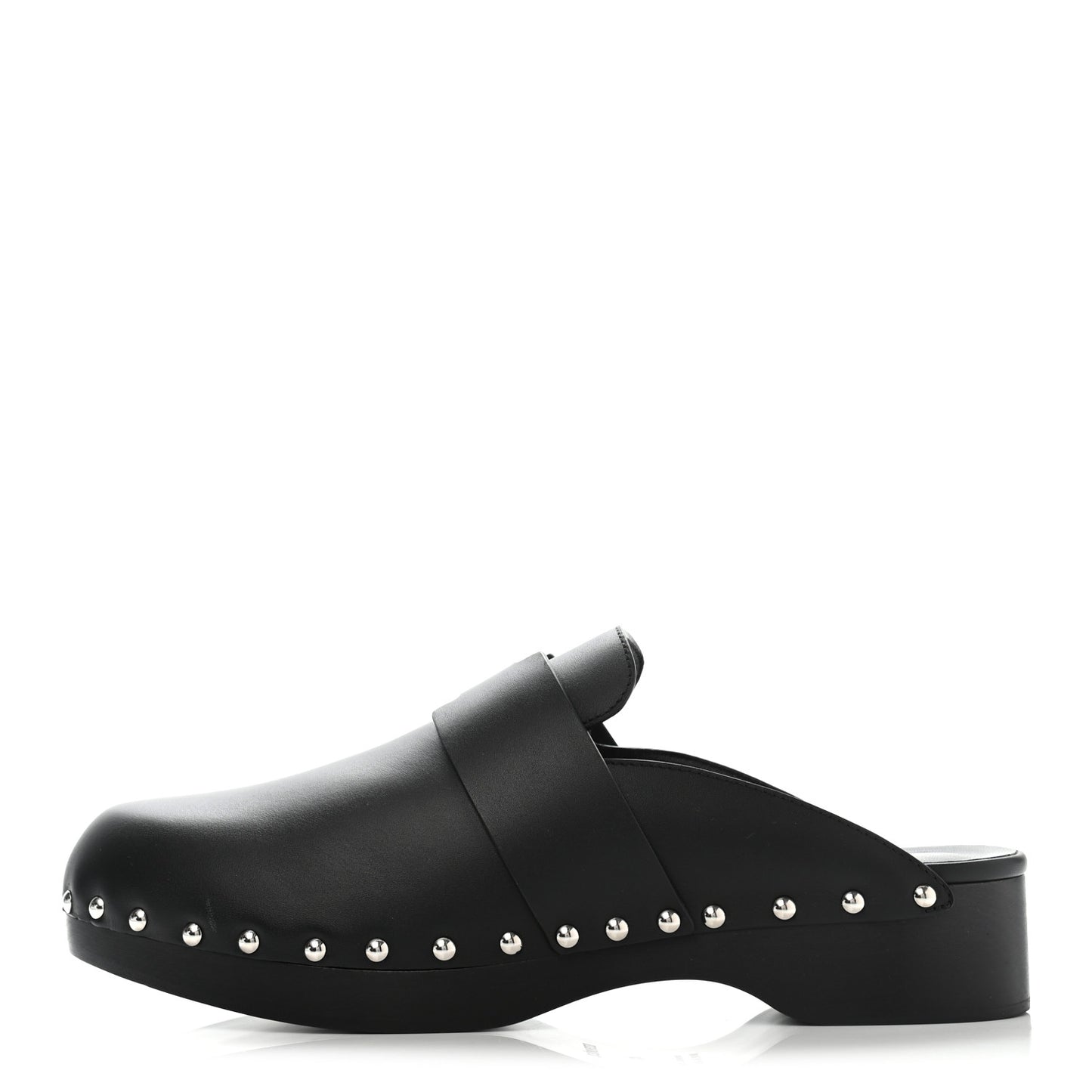 Calfskin Calya Mules 41 Black