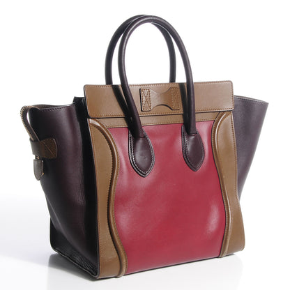 Celine Smooth Calfskin Mini Tri-Color Luggage 3 of 8