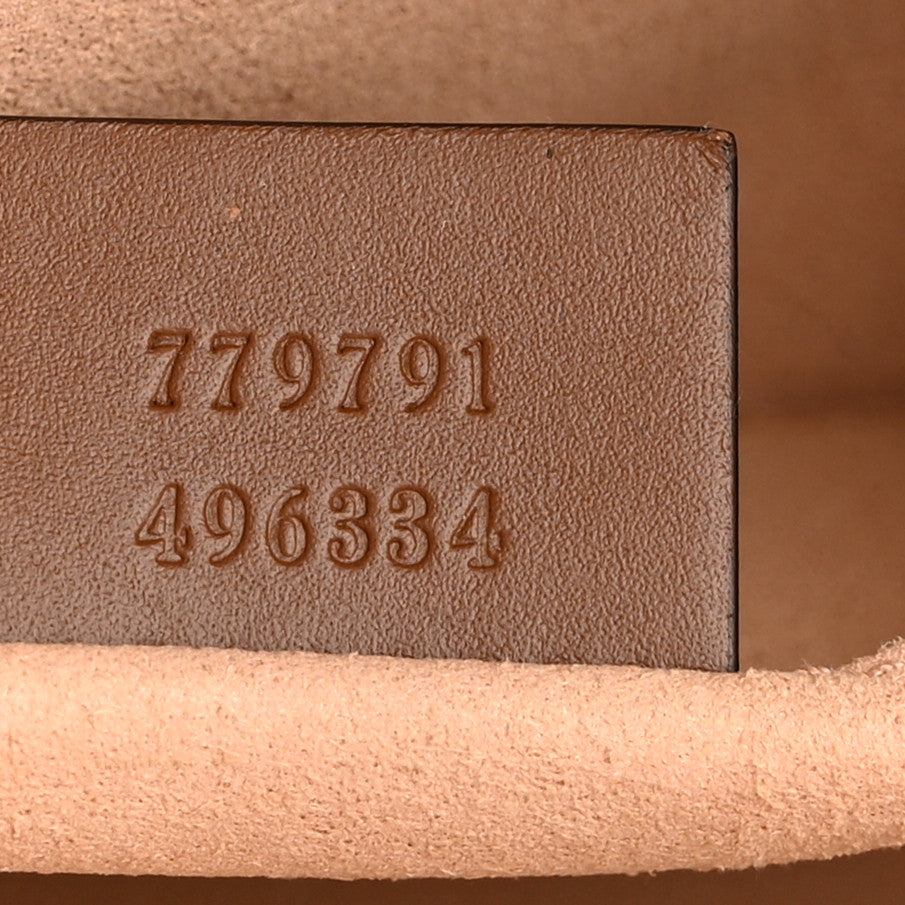 GG Supreme Monogram Wrist Wallet  Brown