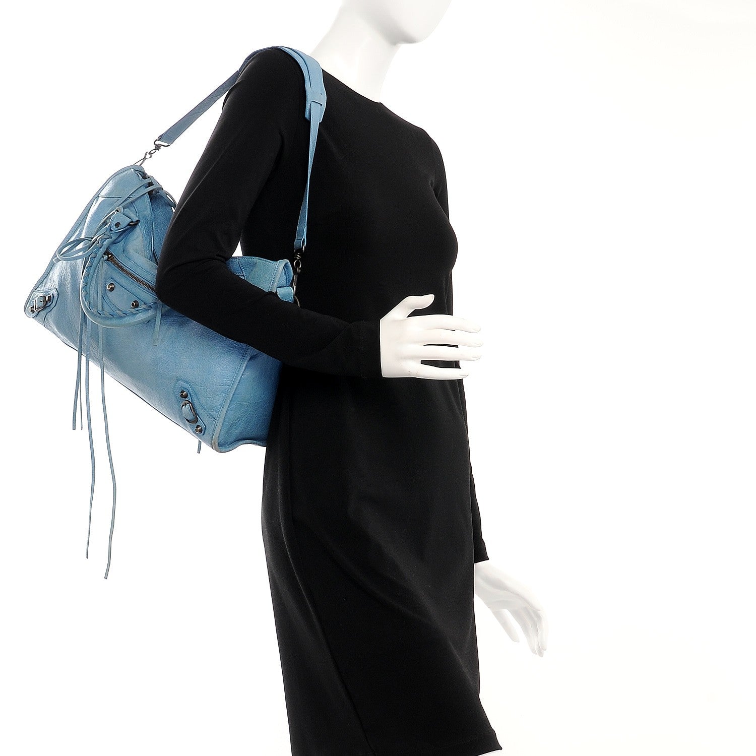 Balenciaga Agneau Classic Hardware City Bleu Indigo 3 of 15