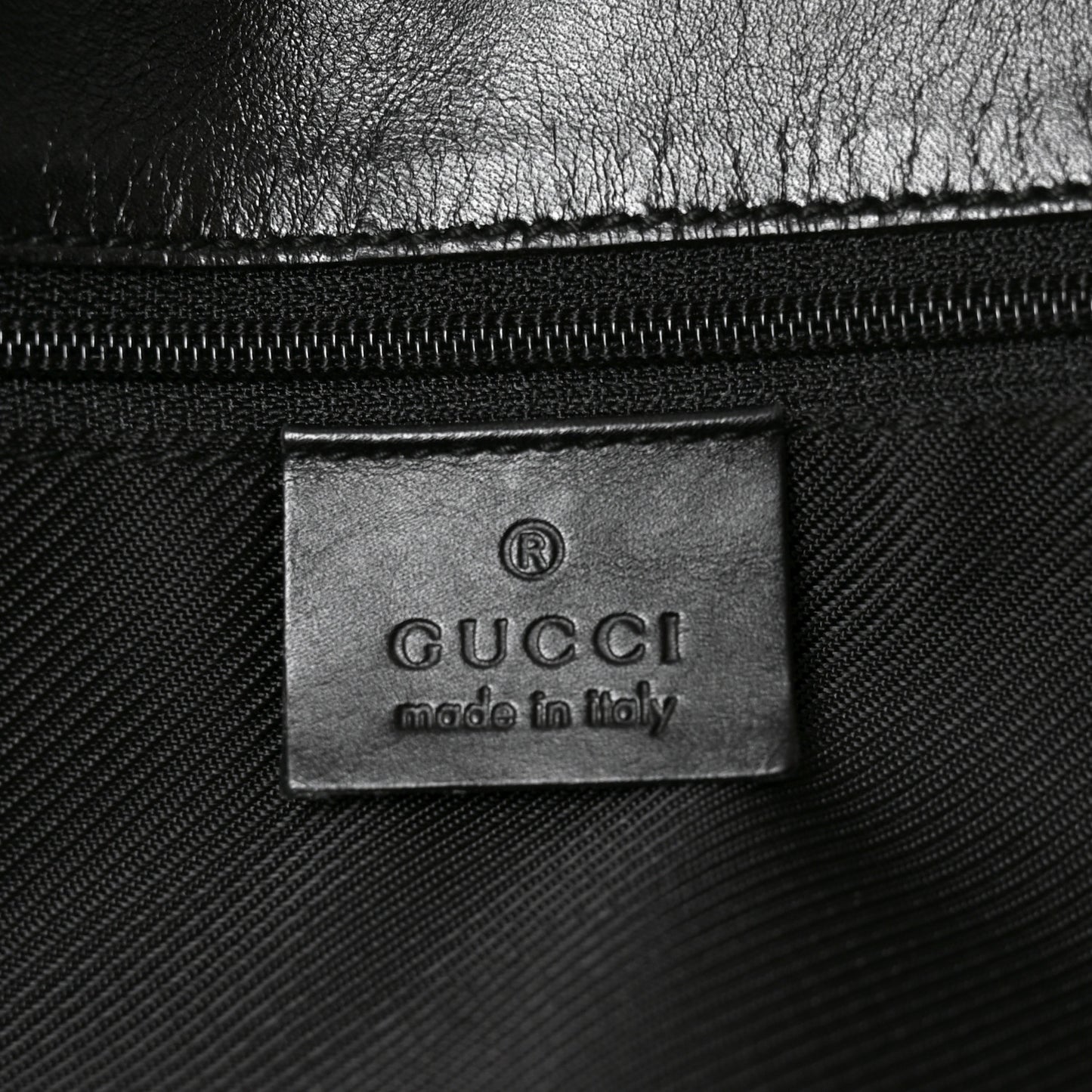 Monogram Large Bucket Tote Black