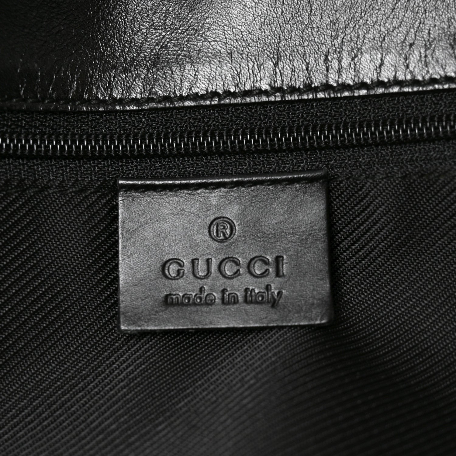 Gucci Monogram Large Bucket Tote Black 5 of 9
