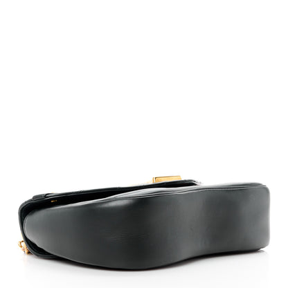 Louis Vuitton LOUIS VUITTON Calfskin New Wave Chain MM Black 4 of 15