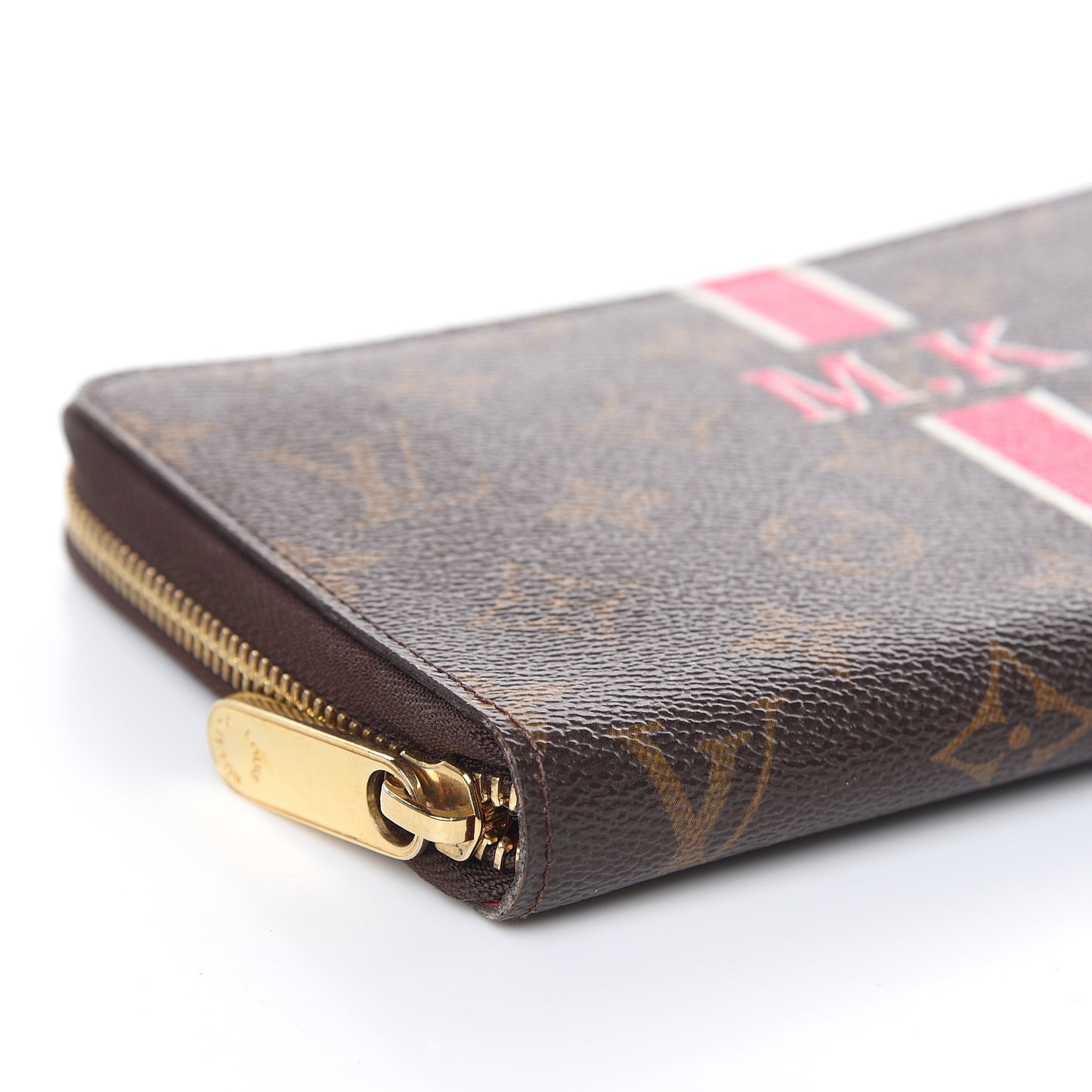 Monogram My LV Heritage Zippy Organizer Wallet Fuchsia White