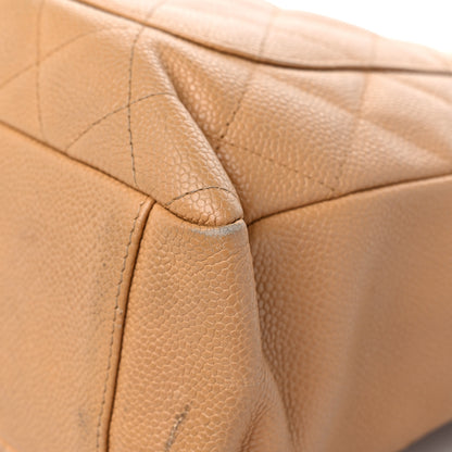 Chanel Caviar Quilted Petit Shopping Tote PST Beige 10 of 21