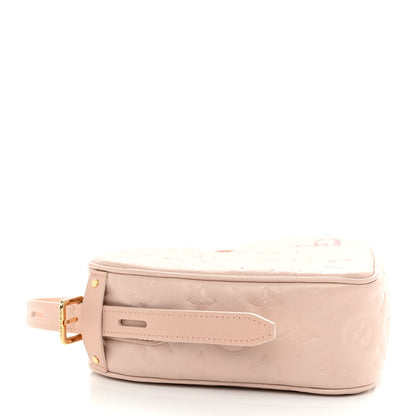 Louis Vuitton Lambskin Embossed Monogram Fall In Love Sac Coeur Light Pink 4 of 9