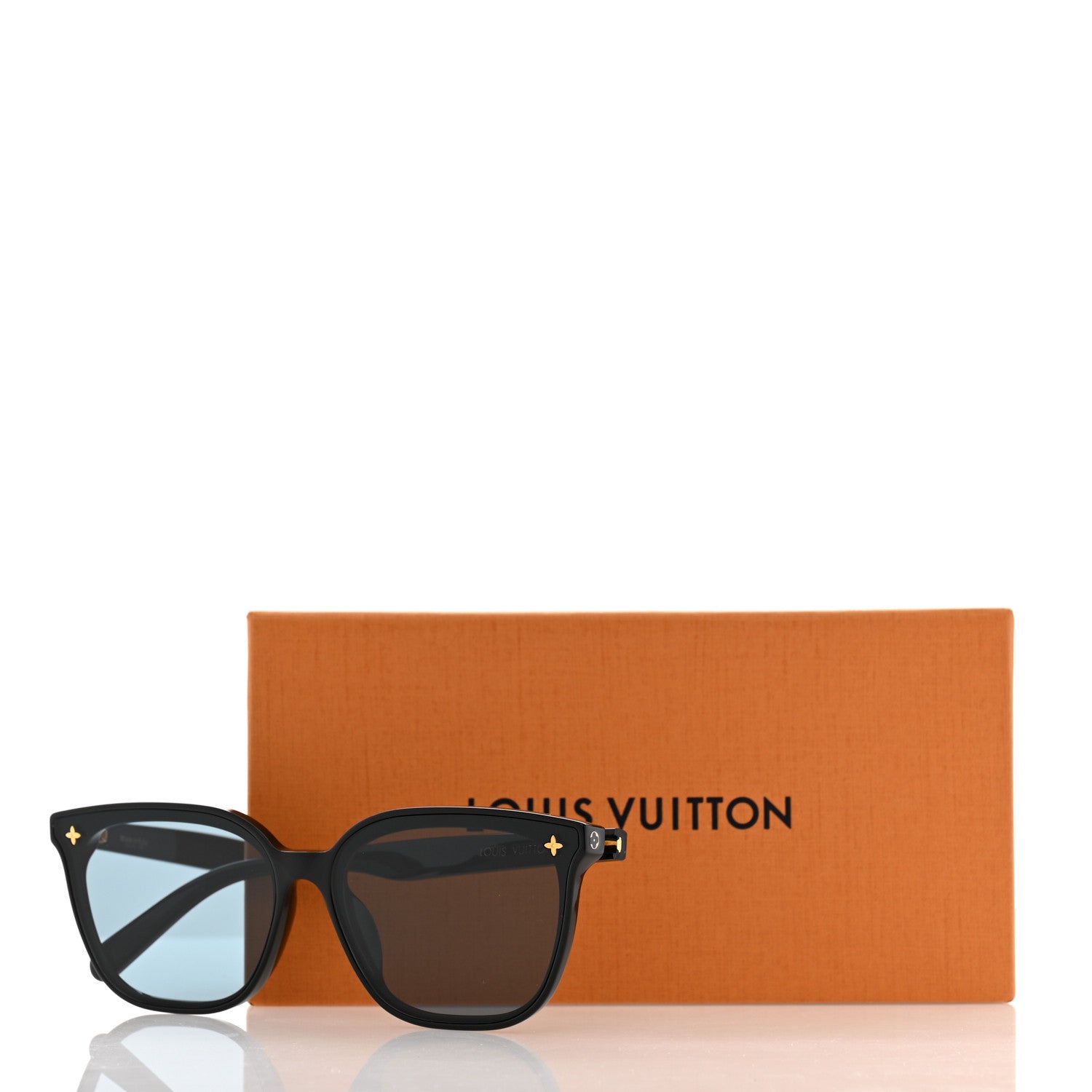 Louis Vuitton Acetate My Monogram Fame Rectangle Sunglasses Z2151U Black 8 of 8