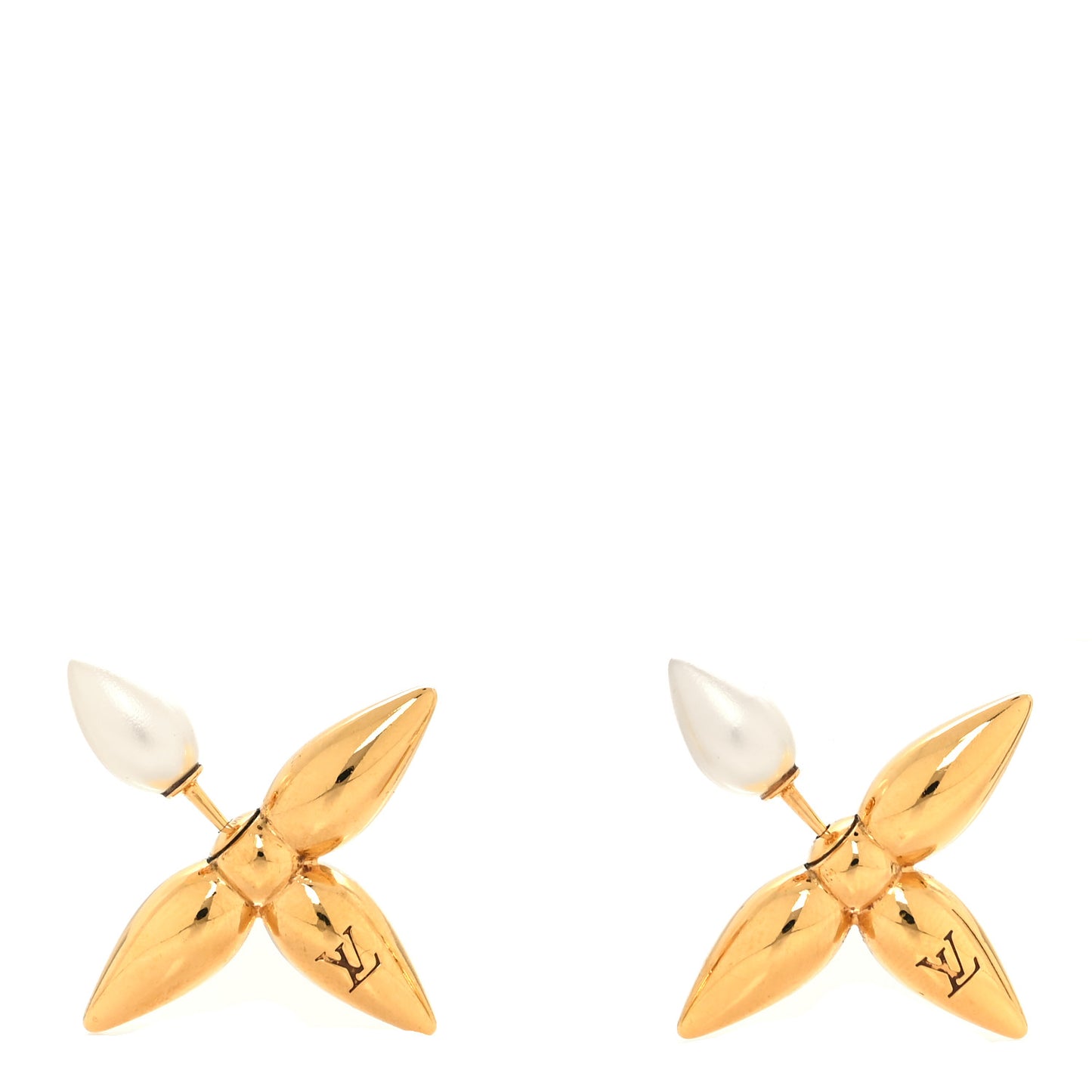 Pearl Louisette By Night Earrings Gold