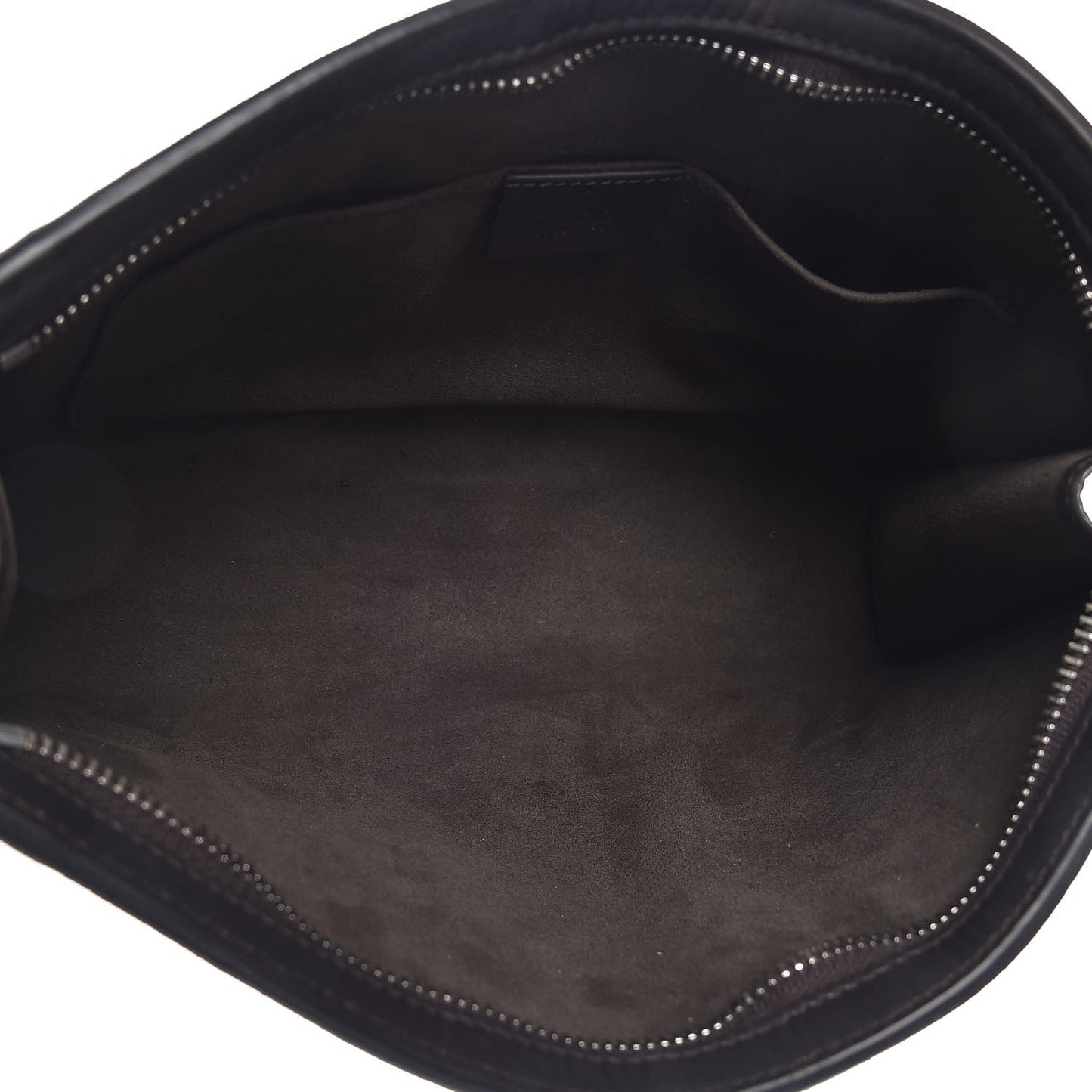 GG Supreme Monogram Selleria Calfskin Web New Web Cosmetic Case Beige Ebony Cocoa