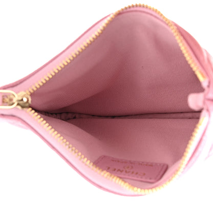 Chanel Caviar Quilted Small Cosmetic Case Pink 5 of 8