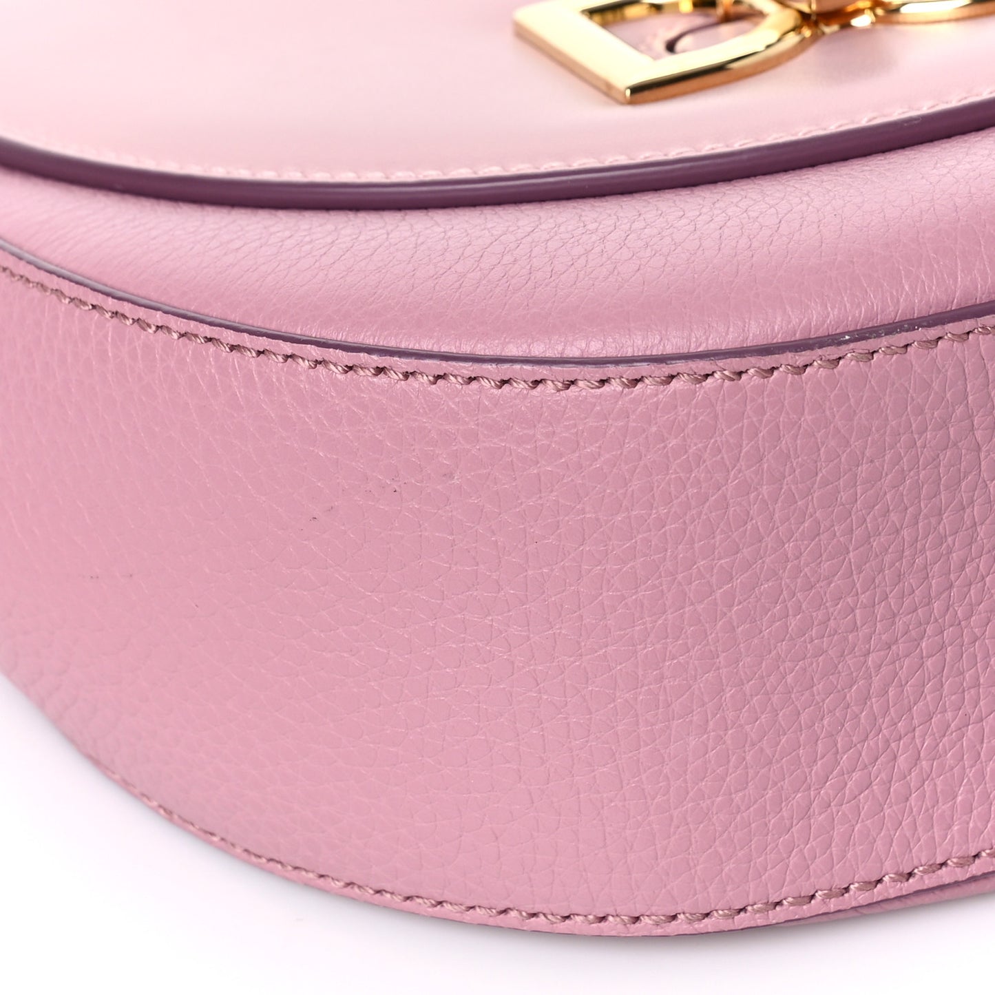 Calfskin Media Wifi Shoulder Bag Pink