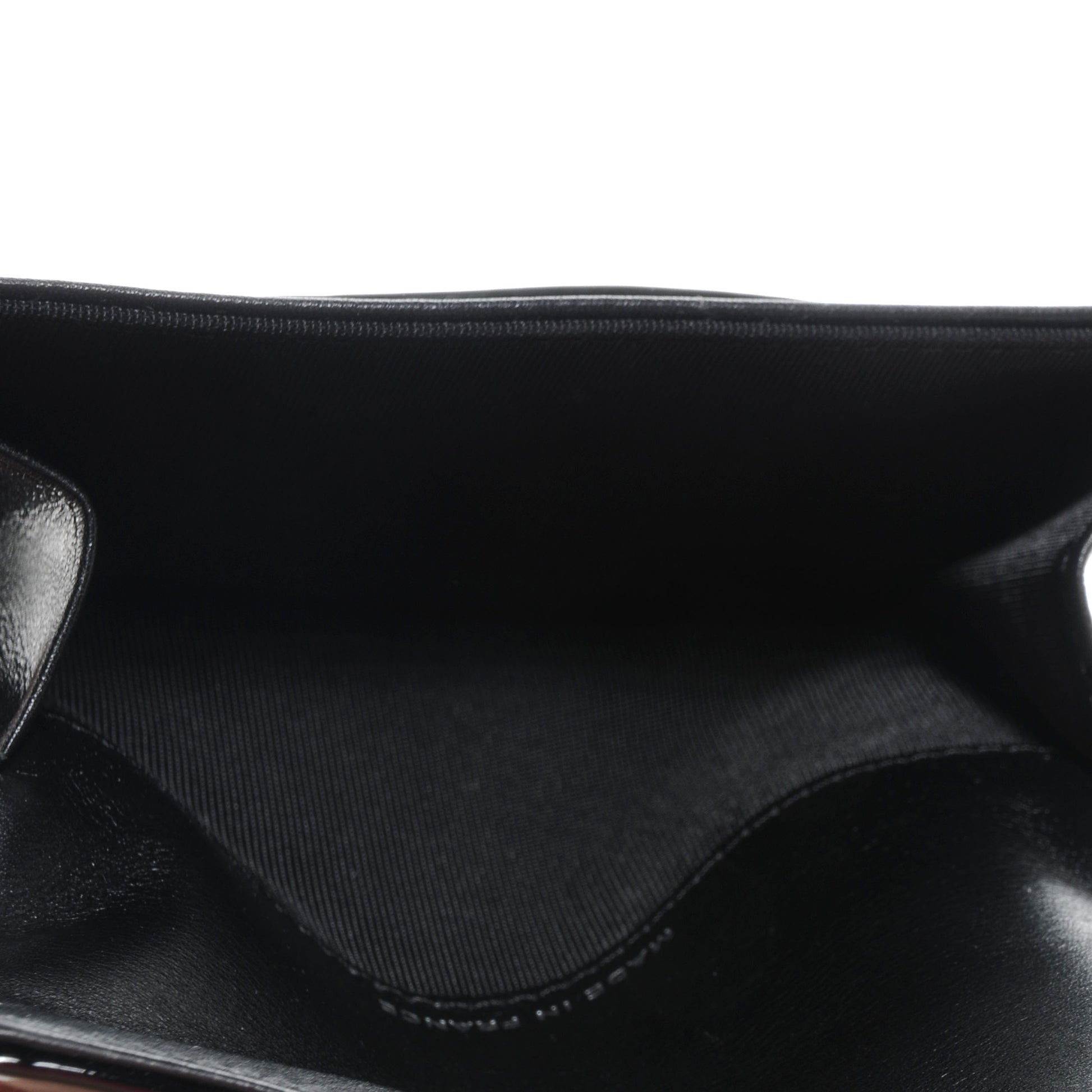 Chanel Patent CC Card Holder Black White 8 of 8
