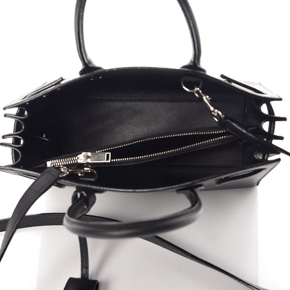 Saint Laurent Grained Calfskin Baby Sac De Jour Black 7 of 11