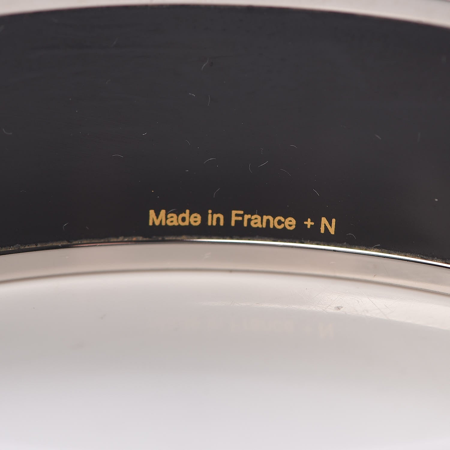 Hermes Enamel Printed Wide Balcons du Guadalquivir Bracelet 70 Silver 5 of 5