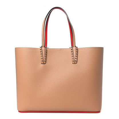 Christian Louboutin Calfskin Spikes East West Cabata Tote Nude 1 of 11