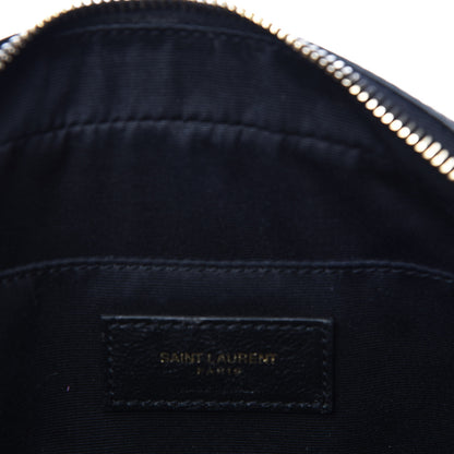 Saint Laurent Calfskin Matelasse Monogram Lou Camera Bag Black 5 of 10