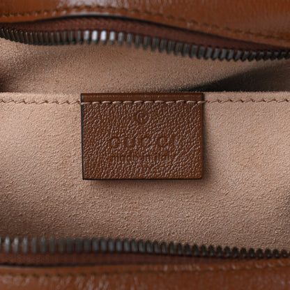 Gucci Glazed Calfskin Matelasse Diagonal Small GG Marmont Chain Shoulder Bag Cuir 6 of 10